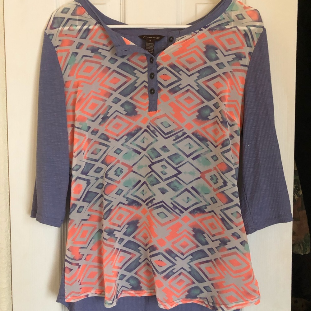 Bit & Bridle 3/4 length Sleeve Top